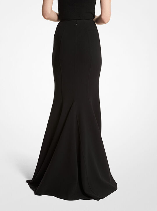 تنورة ذيل السمكة من الصوف المطاطي بوجهين michael kors تنورة ذيل السمكة من الصوف المطاطي بوجهين