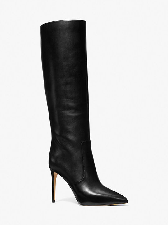 michael kors rue leather knee boot