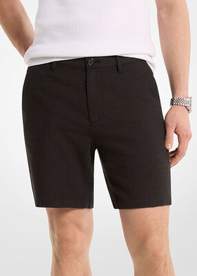 michael kors cotton waffle shorts