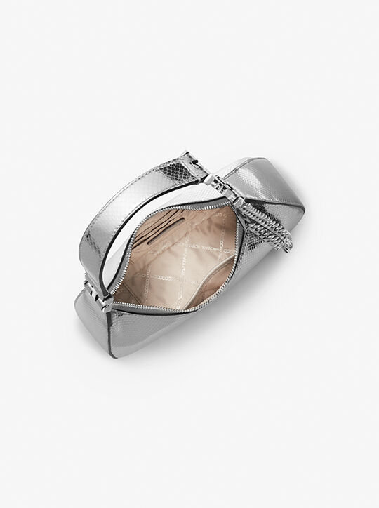 حقيبة كتف بايبر جلد بنقشة جلد الأفعى صغيرة michael kors حقيبة كتف بايبر جلد بنقشة جلد الأفعى صغيرة