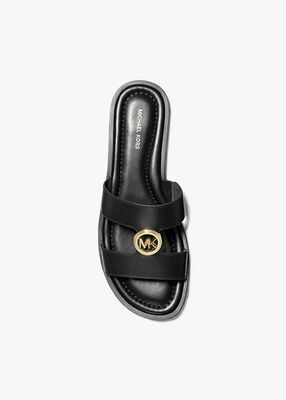 michael kors erin leather sandal