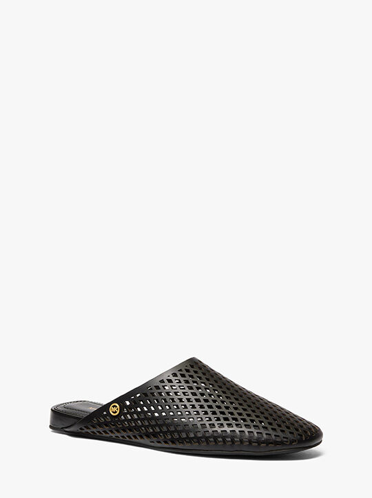 Cady Perforated Leather Mule michael kors cady perforated leather mule