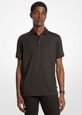 michael kors logo cotton polo shirt