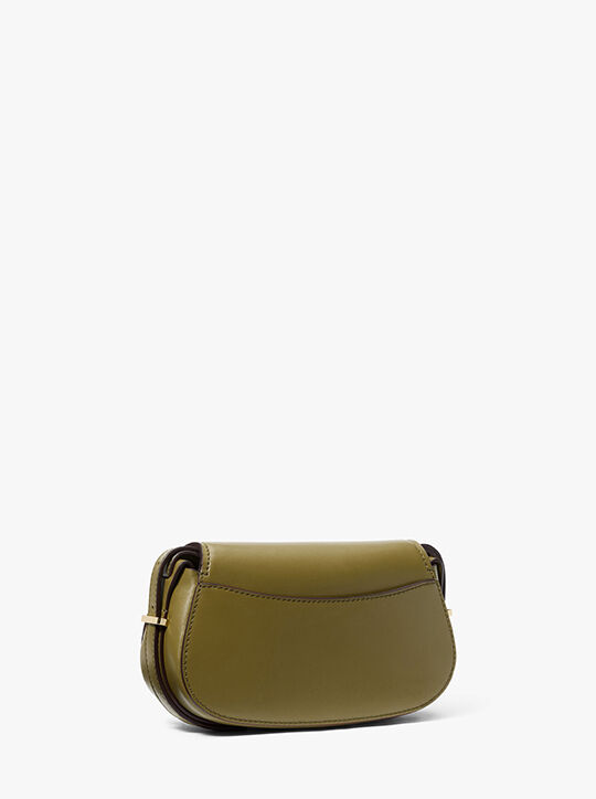 michael kors lydia small leather crossbody bag