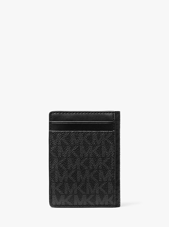 محفظة كوبر ثنائية الطي بشعار الماركة michael kors محفظة كوبر ثنائية الطي بشعار الماركة