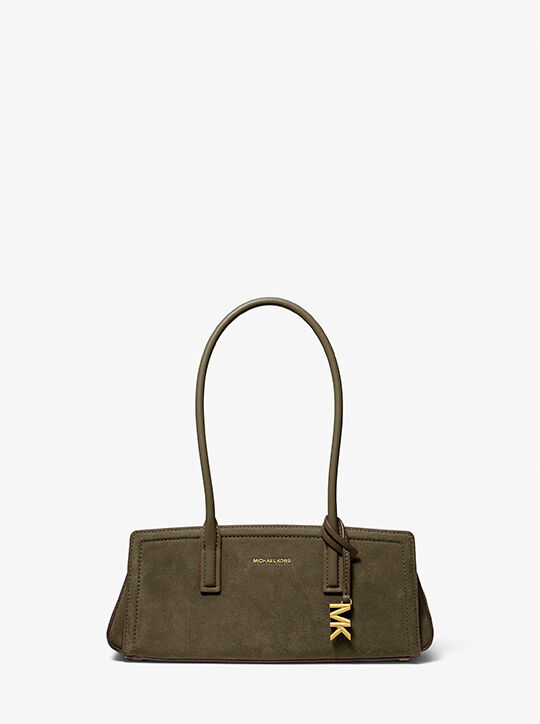 michael kors laila small suede shoulder bag