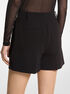 michael kors pleated crepe shorts