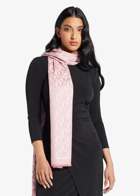 michael kors logo scarf