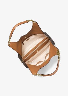 Ellie Large Signature Logo Shoulder Bag michael kors ellie large signature logo shoulder bag