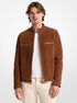 Suede Double-Zip Racer Jacket michael kors suede double zip racer jacket
