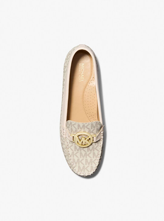 Fulton Signature Logo Moccasin, VANILLA | Michael Kors KSA