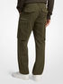 michael kors stretch cotton zip cargo pants