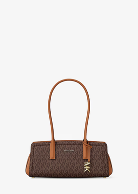 michael kors laila small signature logo shoulder bag