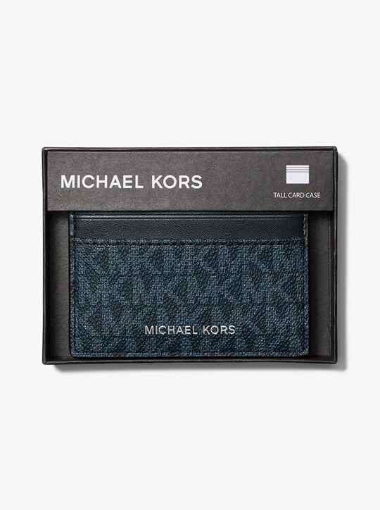 michael kors cooper signature logo card case