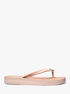 Posie Signature Logo Flip Flop michael kors posie signature logo flip flop