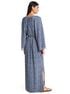 michael kors floral print v neck kaftan