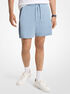 michael kors logo tape cotton blend shorts