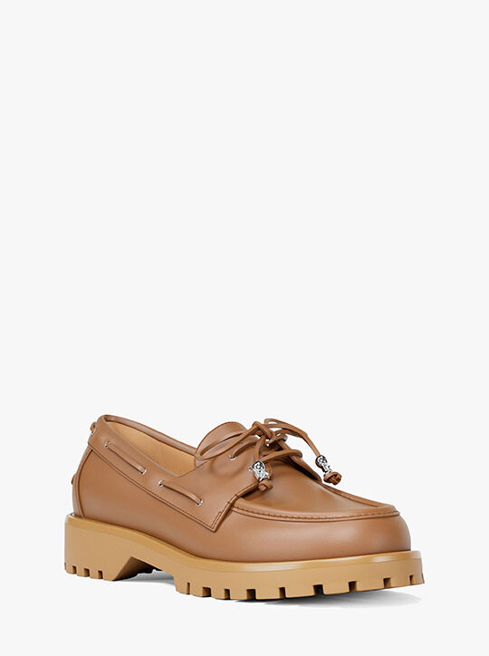 michael kors kenny leather loafer