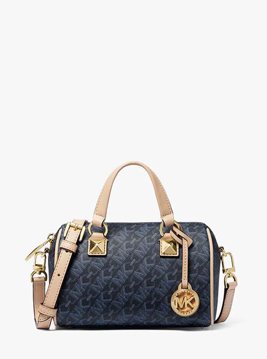 michael kors grayson small empire signature logo duffel crossbody bag