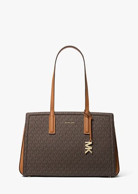 michael kors حقيبة يد ليلى متوسطة الحجم