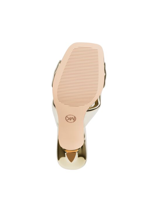 Elena Metallic Sandal michael kors elena metallic sandal