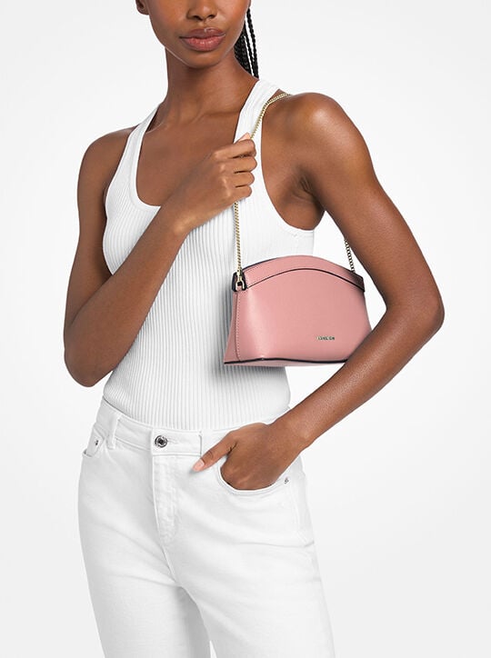 حقيبة يد أثينا صغيرة قابلة للتحويل من الجلد michael kors حقيبة يد أثينا صغيرة قابلة للتحويل من الجلد