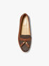 michael kors kiernan leather and signature logo loafer