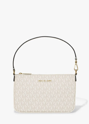 michael kors jet set small signature logo convertible wristlet