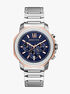 Michael Kors Prescott Chronograph Stainless Steel Watch michael kors prescott chronograph stainless steel watch