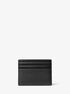 Hudson Pebbled Leather Card Case michael kors hudson pebbled leather card case