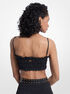 Smocked Cotton Poplin Bra Top michael kors smocked cotton poplin bra top