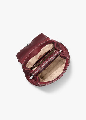 michael kors tribeca small quilted leather backpack