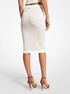 michael kors logo jacquard pencil skirt