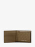 michael kors harrison logo billfold wallet with passcase