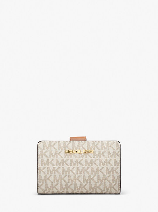 محفظة متوسطة الحجم بشعار الماركة michael kors محفظة متوسطة الحجم بشعار الماركة