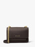 michael kors claire small pebbled leather convertible shoulder bag