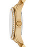 michael kors mini lexington pav  gold tone watch