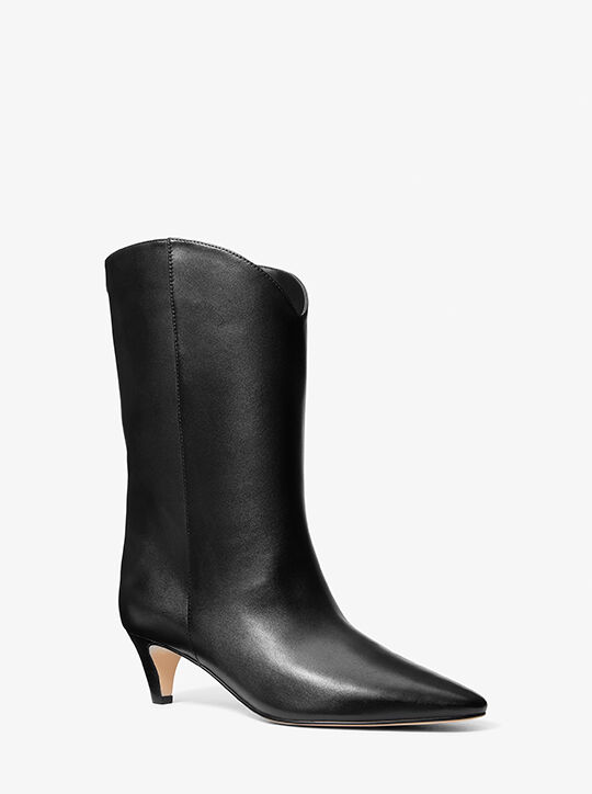 Daniela Leather Boot michael kors daniela leather boot