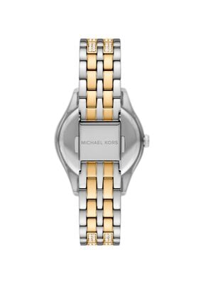 michael kors harlowe pav  two tone watch