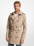 michael kors woven trench coat