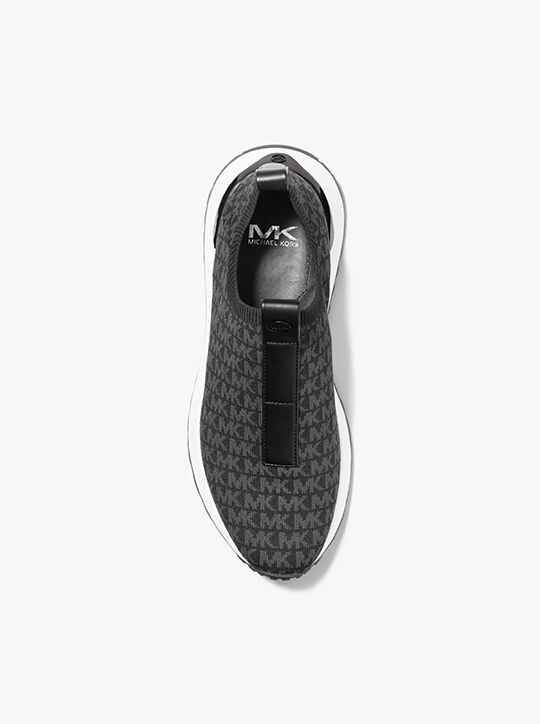 Miles Logo Jacquard Slip-On Sneaker