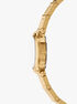 Michael Kors Billie Three-Hand Gold-Tone Stainless Steel Watch michael kors billie three hand gold tone stainless steel watch