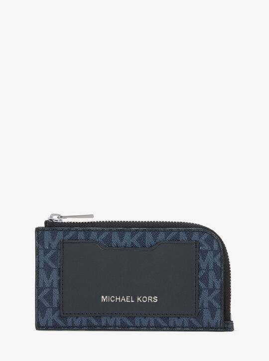 michael kors حافظة بطاقات بشعار الماركة