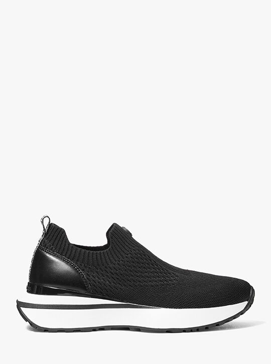 michael kors ari stretch knit slip on sneaker