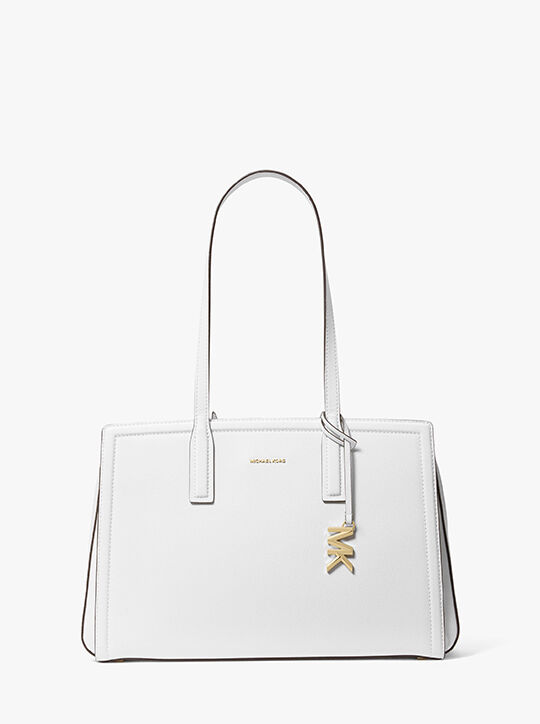 حقيبة ليلى الجلدية متوسطة الحجم michael kors حقيبة ليلى الجلدية متوسطة الحجم