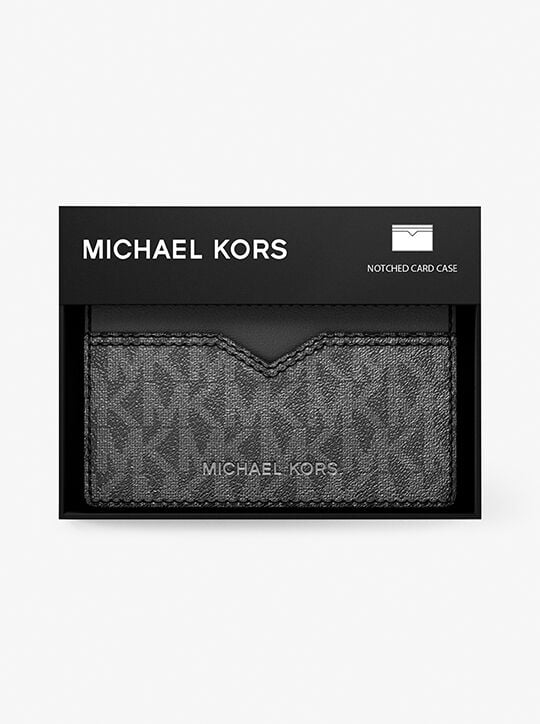 Hudson Logo Card Case michael kors hudson logo card case