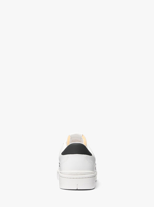 Wilton Grommeted Leather Sneaker michael kors wilton grommeted leather sneaker