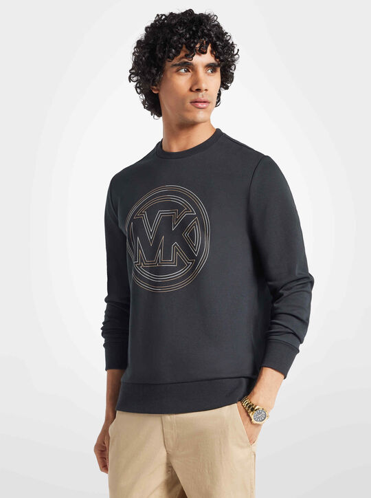 michael kors logo cotton blend sweatshirt