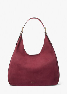 michael kors nolita large nubuck hobo shoulder bag