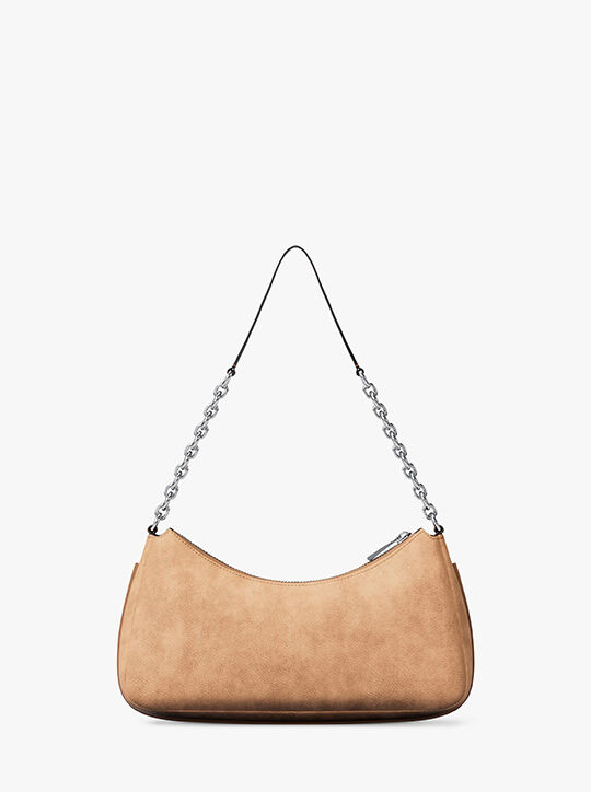 michael kors nolita medium nubuck chain pochette